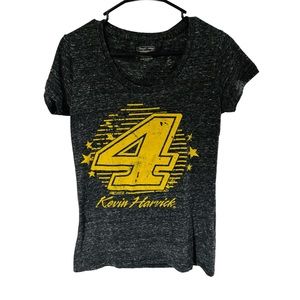 KEVIN HARVICK Racing NASCAR 4 Shirt Stewart Haas Gray Women’s Size Medium